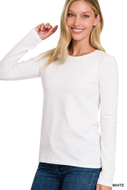 Luna Cotton Long Sleeve Tee - FINAL SALE