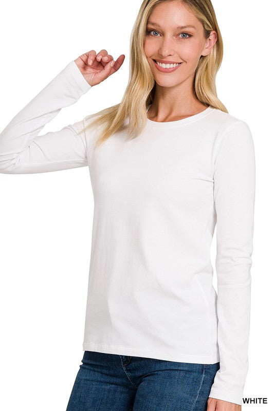 Luna Cotton Long Sleeve Tee