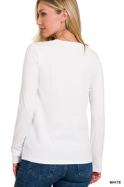 Luna Cotton Long Sleeve Tee - FINAL SALE