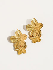 Ivy Stacked Floral Earring