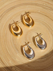 Quinn Droplet Hoop earring