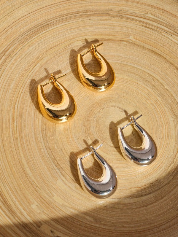 Quinn Droplet Hoop earring