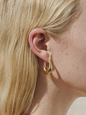 Quinn Droplet Hoop earring