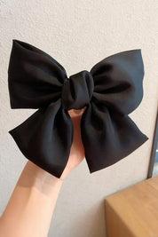 Oversized Silk Bow Hair Clip