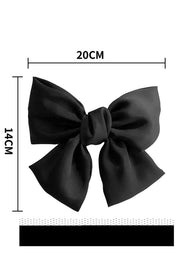 Oversized Silk Bow Hair Clip