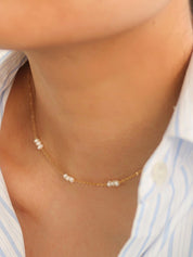 Leilani Multi Pearl Choker