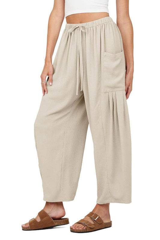 Harper High Waisted Drawstring Pant - FINAL SALE