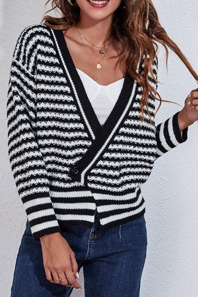 Seraphina Long Sleeved Knitted Cardigan - FINAL SALE