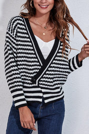 Seraphina Long Sleeved Knitted Cardigan - FINAL SALE