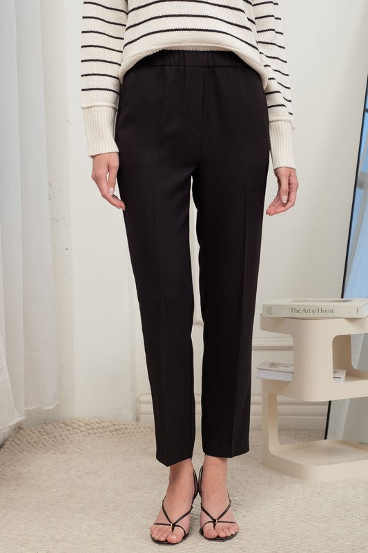 Valeria Stretch Waist High Rise Dress Pants - FINAL SALE