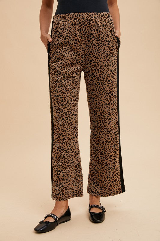 Veya Leopard Print Pants