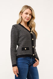 Dahlia Stripe Cardigan