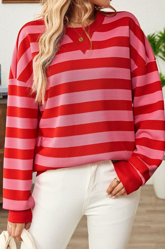 Zella Striped Pullover