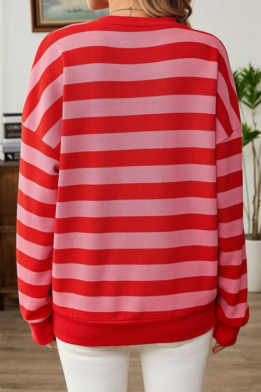 Zella Striped Pullover