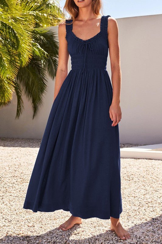 Vacation DressIndulge in luxury with the High End French Vacation Dress, a sophisticated choice for your next getaway. Crafted from 100% polyester, this dress embodies elegance and comfort, perfect for exploring picturesque locales or enjoying a sunset di