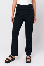 Maddi Straight Leg Pant - FINAL SALEPRODUCT DESCRIPTION: Your workday will go so smoothly with a cup of coffee and the Maddi Straight Leg Pants! These office-chic pants are composed of woven fabric that shapes a high waist with a flat front for a tailored