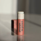 Poppy & Pout Cinnamint Lip BalmEvery Poppy & Pout lip balm is made with clean, natural ingredients. Each balm is hand-poured in small batches into recyclable cardboard tubes. Ingredients: Cocos Nucifera (Coconut) Oil, Cera Alba (Beeswax), Helianthus Annuu